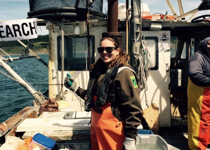 longline survey research in Redfish Rocks Marine Reserve