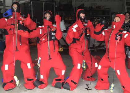 survival suit training