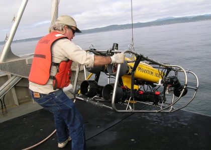 ROV launch