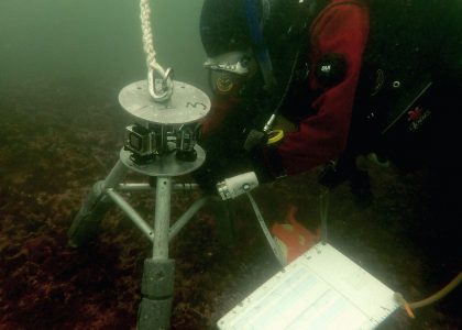 Video lander and SCUBA diver